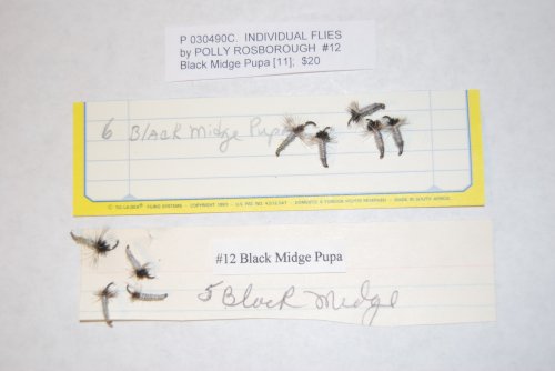 #12 Black Midge Pupa.